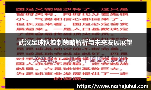 武汉足球队控制策略解析与未来发展展望